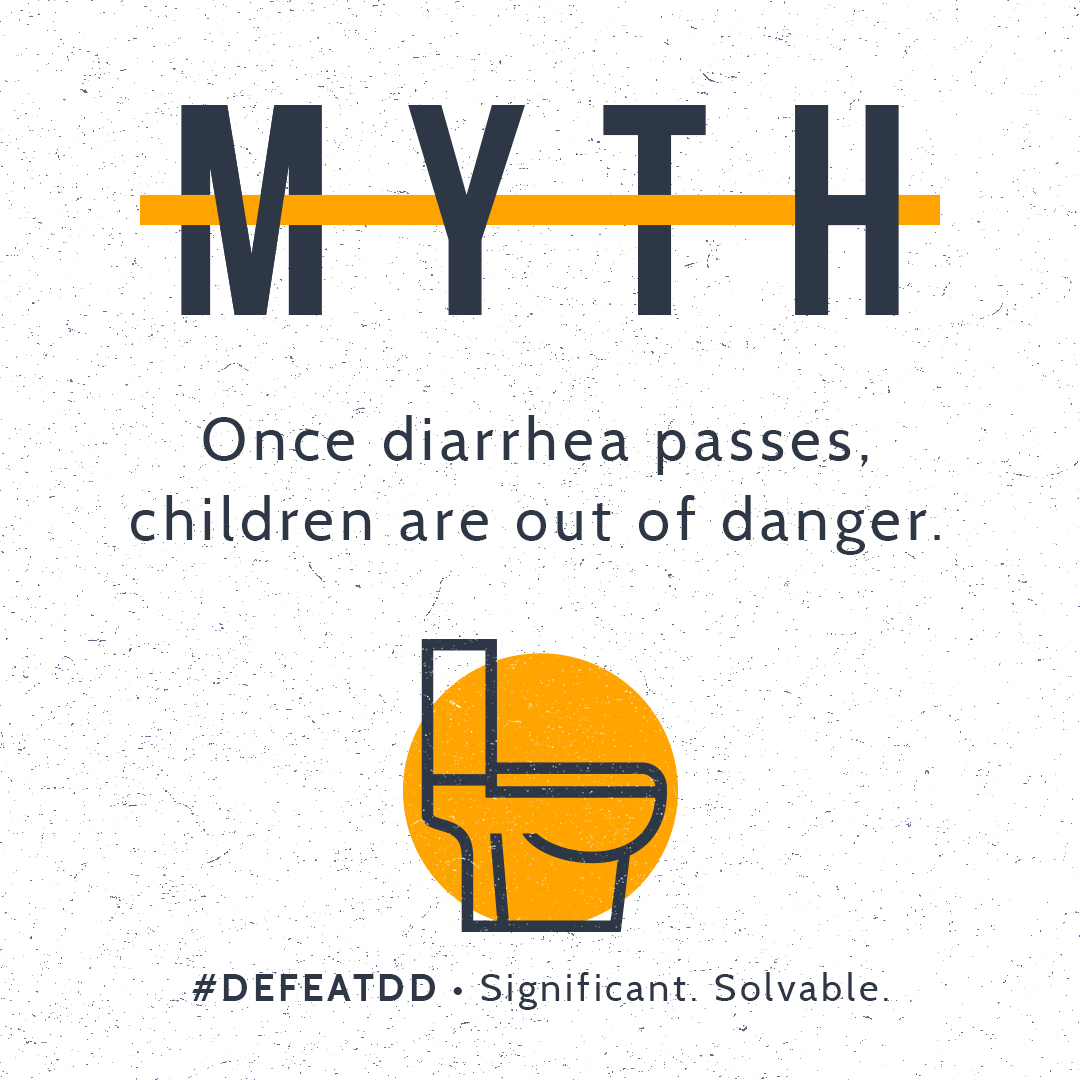 Myth: Once diarrhea passes, children are out of danger