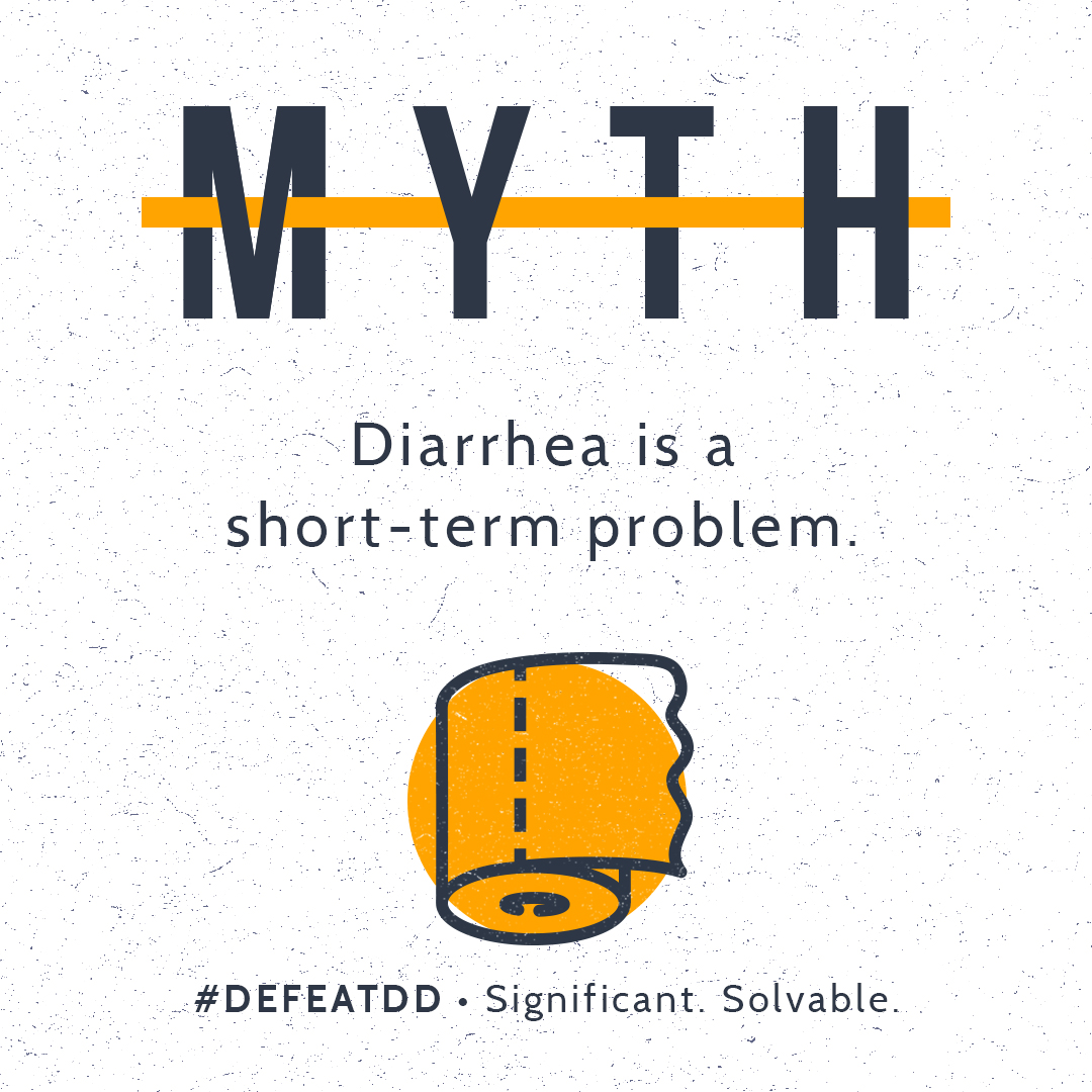 Myth: Diarrhea is a short-term problem