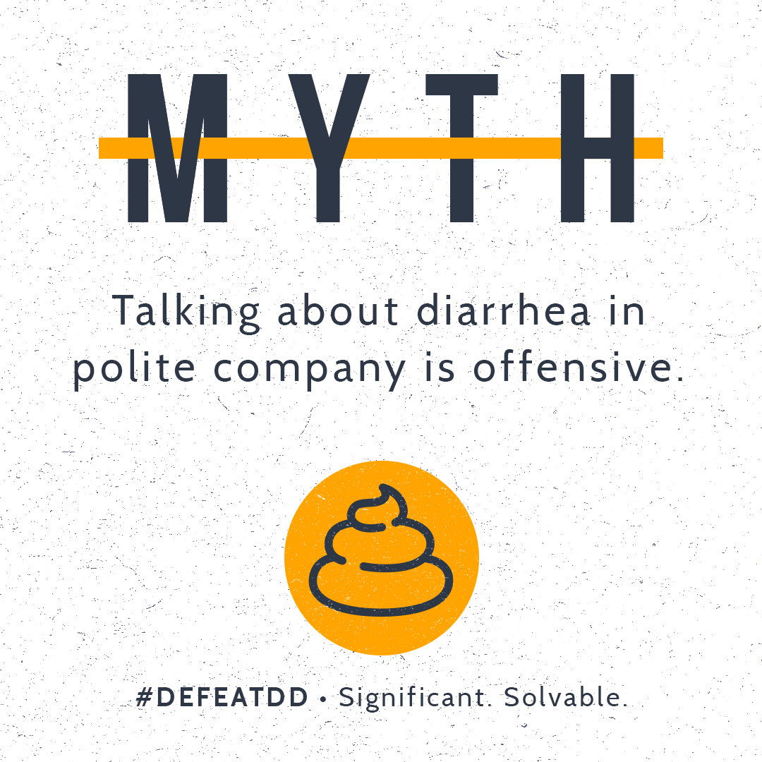 Myth: Talking about diarrhea is offensive