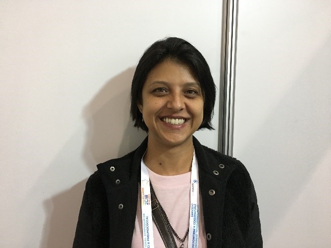 Female conference attendee from Brazil 