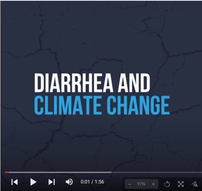 About diarrhea and climate change video title thumnbnail