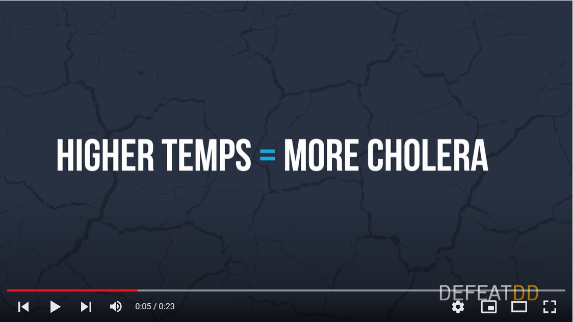 Higher temps - more cholera video title thumbnail