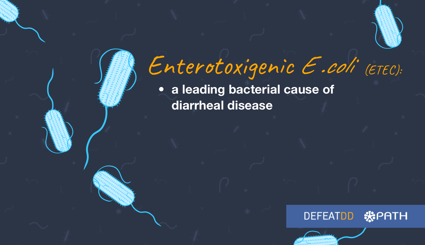 ETEC is a leading bacterial form of diarrheal disease.