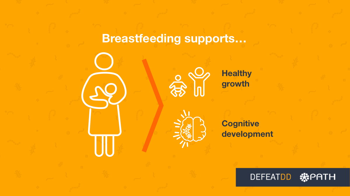 Breastfeeding supports healthy growth and cognitive development