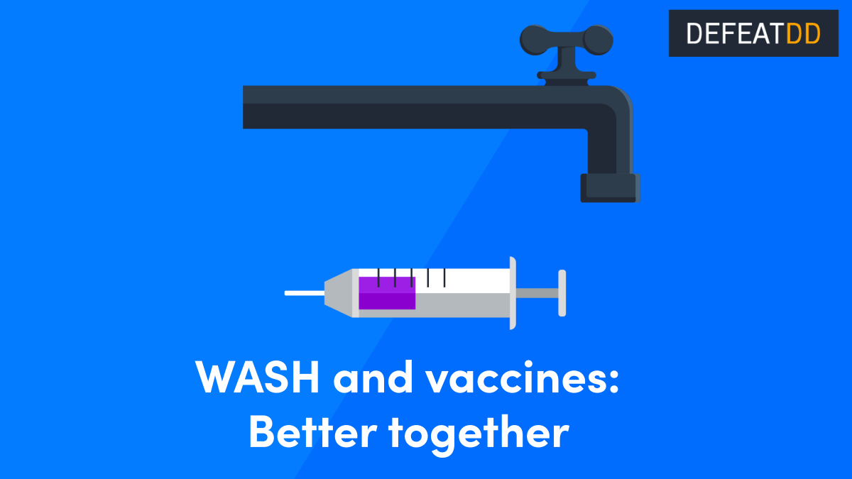 Animated gif of WASH and vaccines