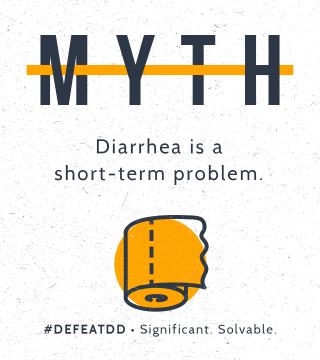 Myth: Diarrhea is a short-term problem