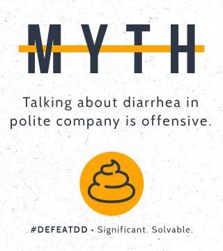 Myth: Talking about diarrhea is offensive