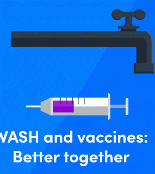 WASH and vaccines work better together