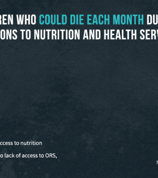 Photo of Animated gif showing additional children who could die of nutrition and DD due to COVID disruptions